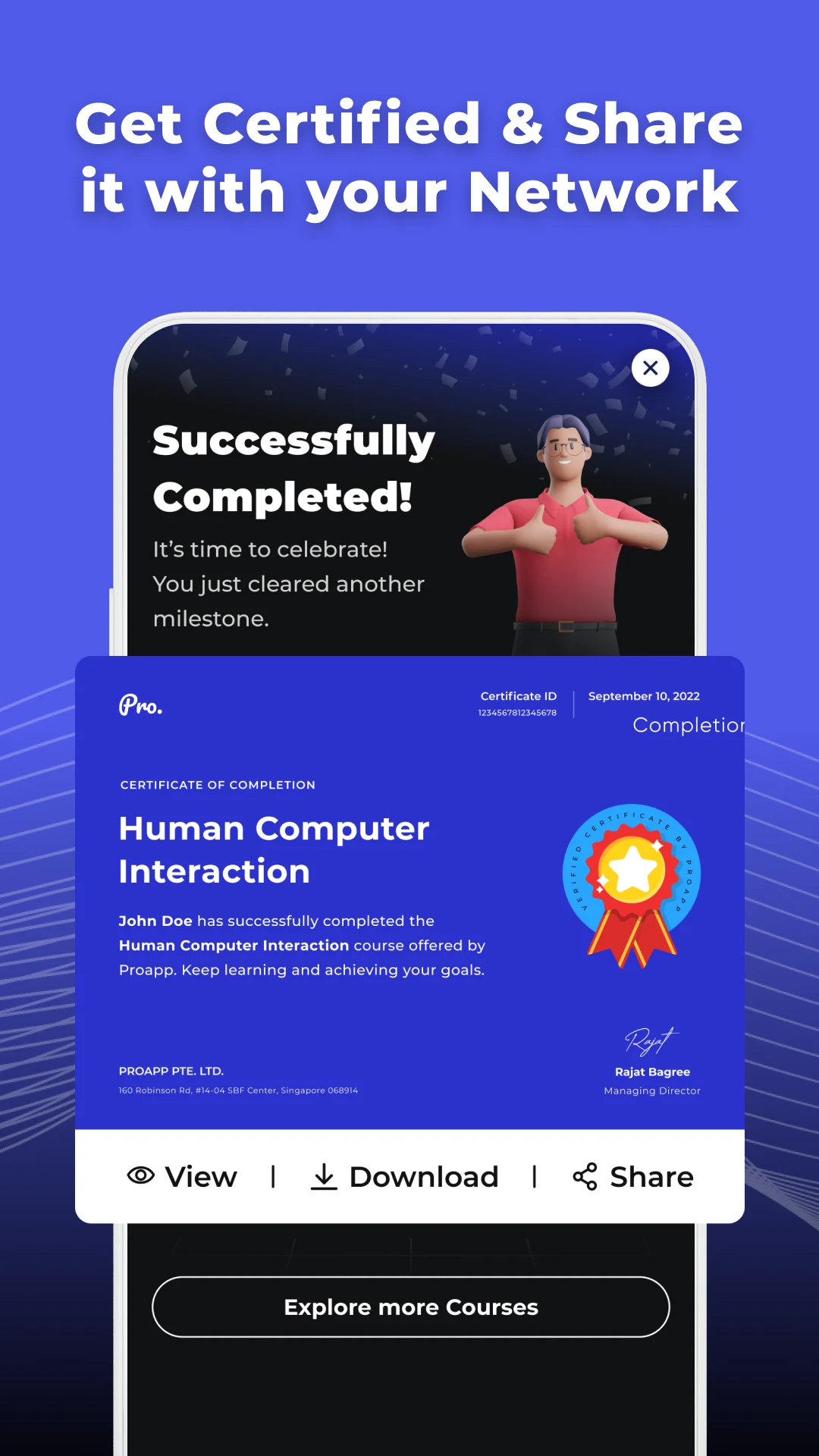 Learn HCI - ProApp screenshot
